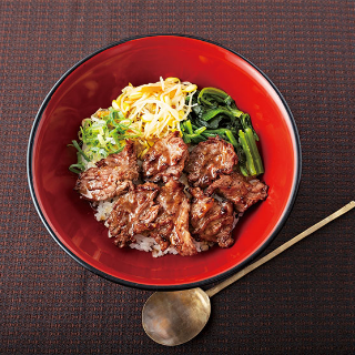 牛コウネカットステーキ丼