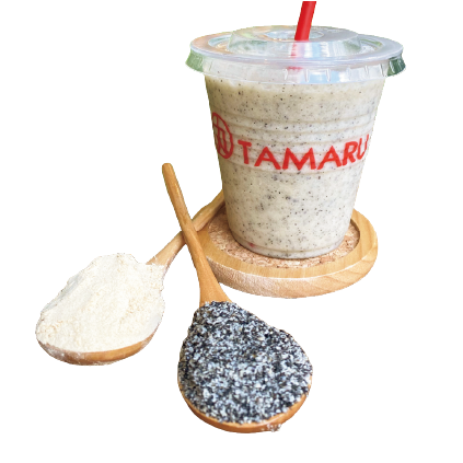 黒ごまきな粉バナナジュース