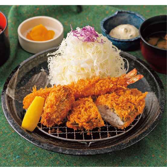 海鮮かつ盛り合せ膳