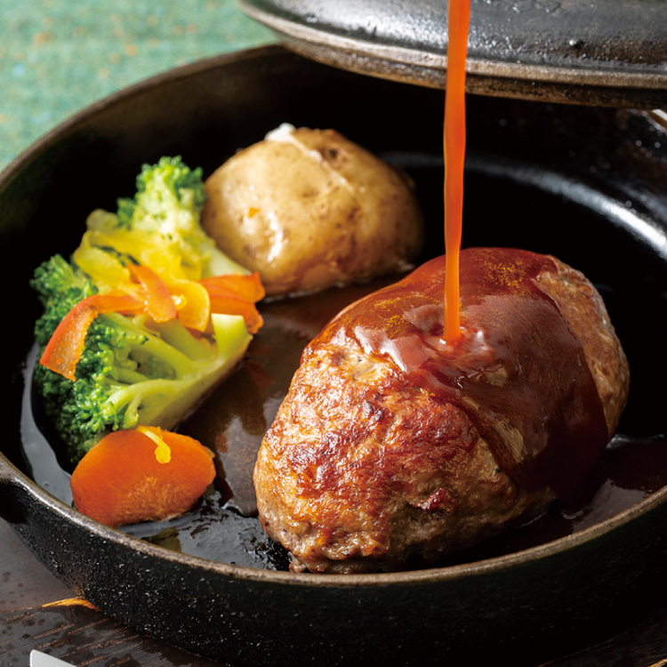 復刻鉄鍋デミグラスハンバーグ