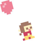 女の子と風船
