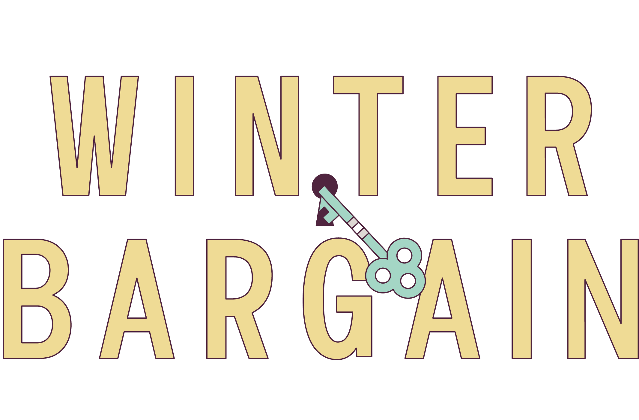 unlock the winter bargain 「ほしい」を開放、レクトのバーゲン。