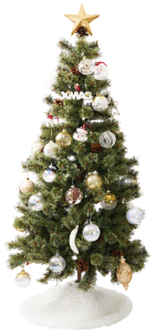 クリスマスツリー モコモコツリーアシカクシ
