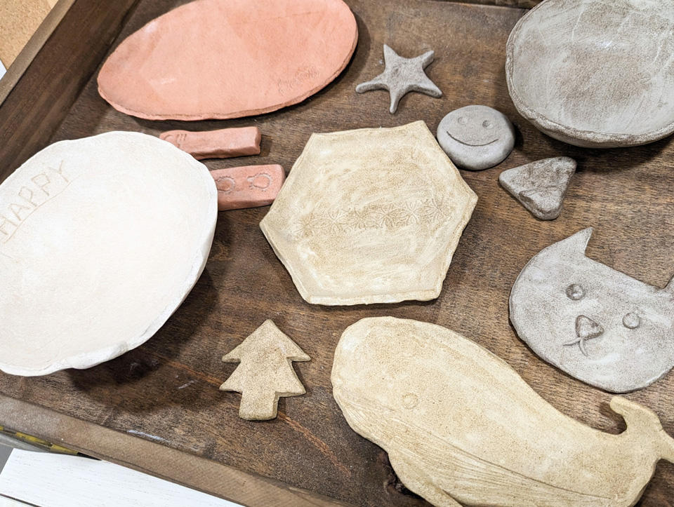 『オーブン陶芸粘土を使った陶芸体験』の仕上がりイメージ写真