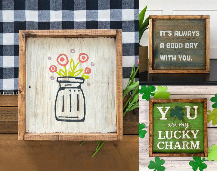 『フレーム付ミニサインボード』の完成イメージ写真