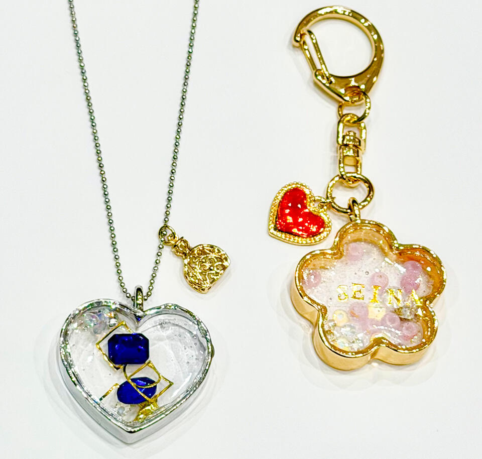 パーツクラブワークショップ『レジンでつくるネックレス or キーホルダー』