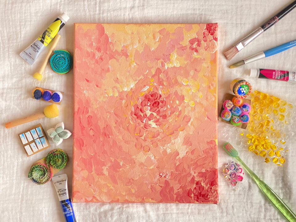 『おとなの習い事。 ～キャンバスアート制作～』のイメージ写真