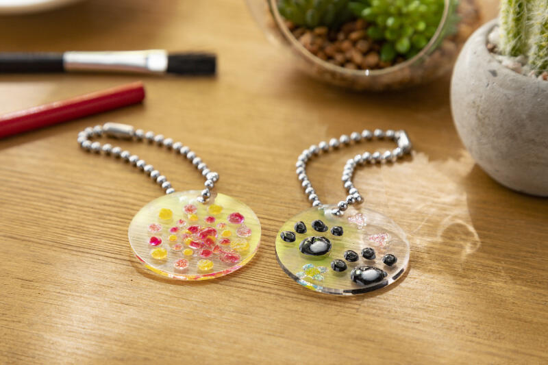 【キッズ工作】ジャムペイントキーホルダー