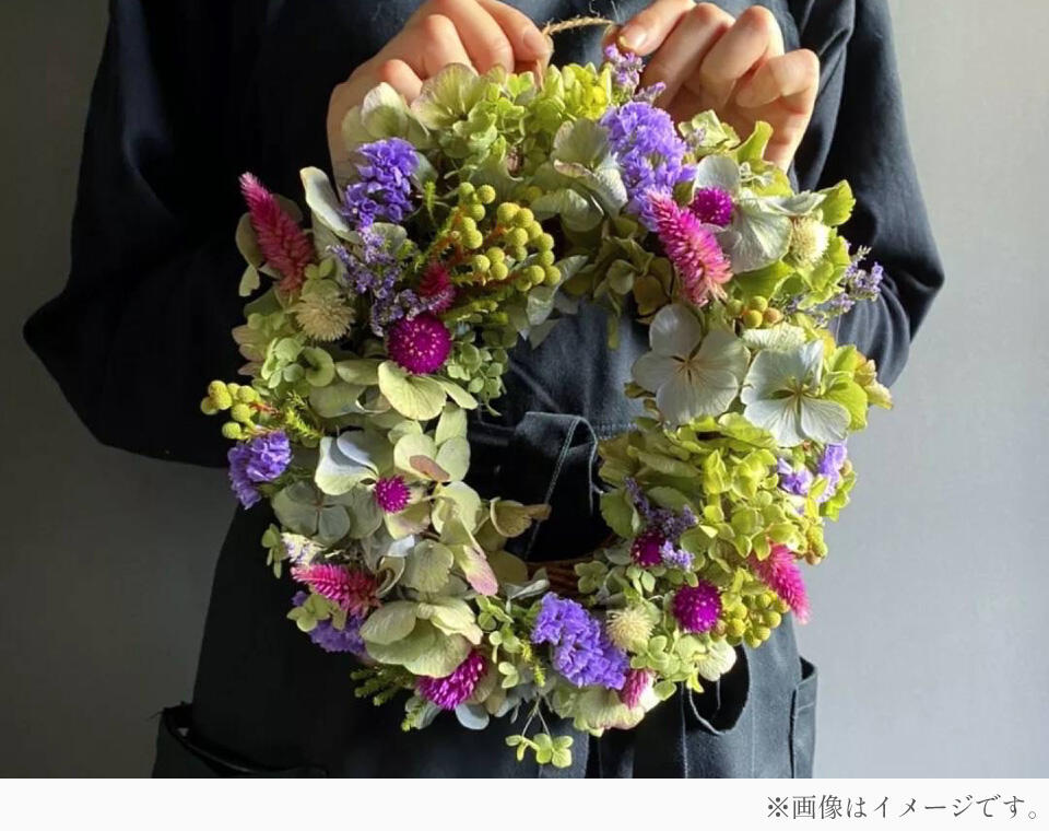 FLOWER SHOP MIYABI「季節のドライリース」