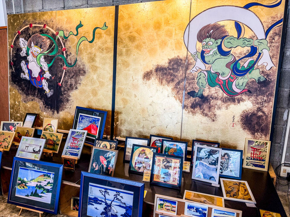 『浮世絵からひろがる、和の時間。』イベント開催中のようす