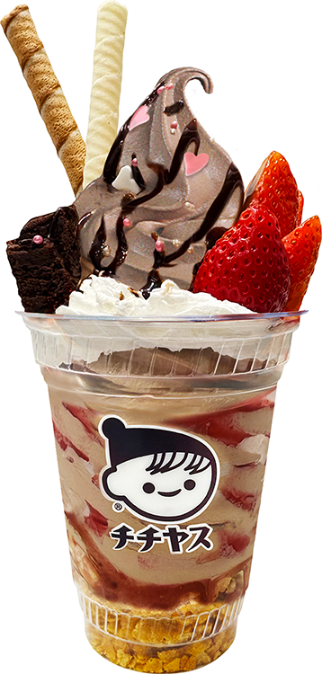 バレンタインパフェ