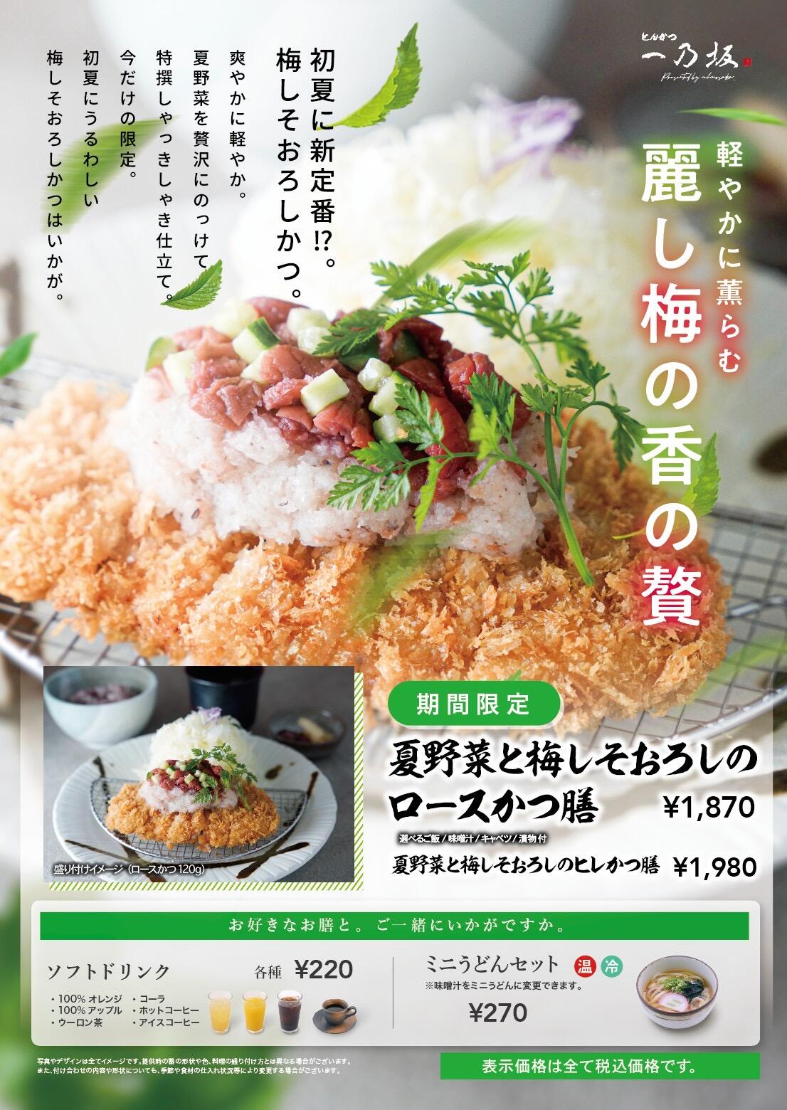 梅おろしロースかつ膳