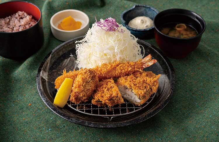 海鮮かつ盛り合せ膳