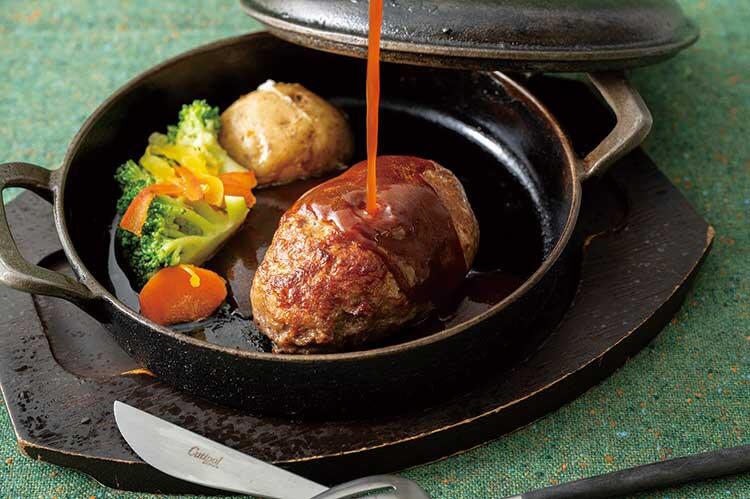 鉄鍋デミグラスハンバーグ
