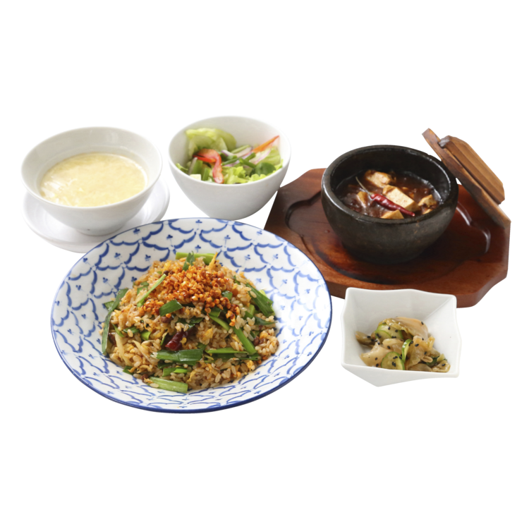 選べるチャーハンのロンフーセット