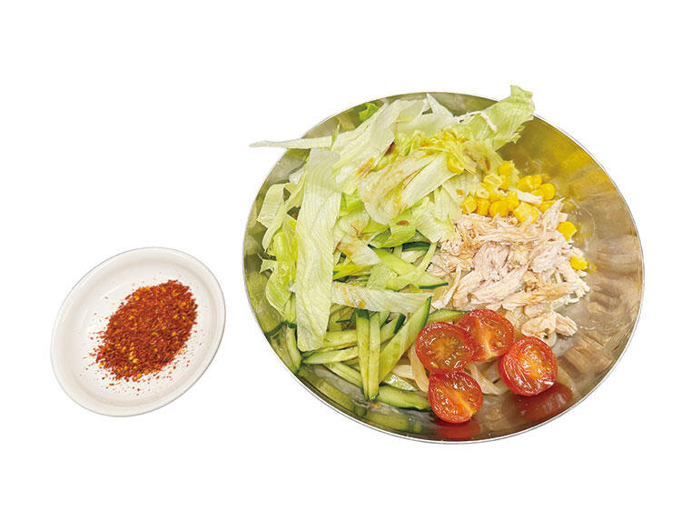 サラダうどん