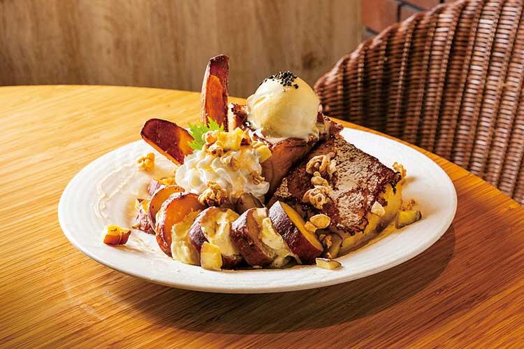 お芋とクリームチーズのフレンチトースト