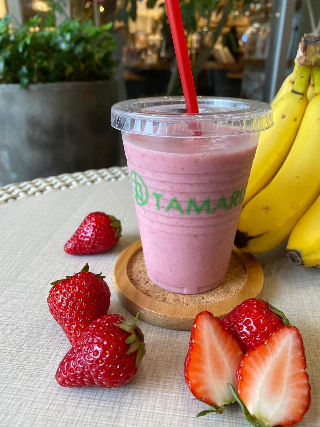 いちごバナナジュース