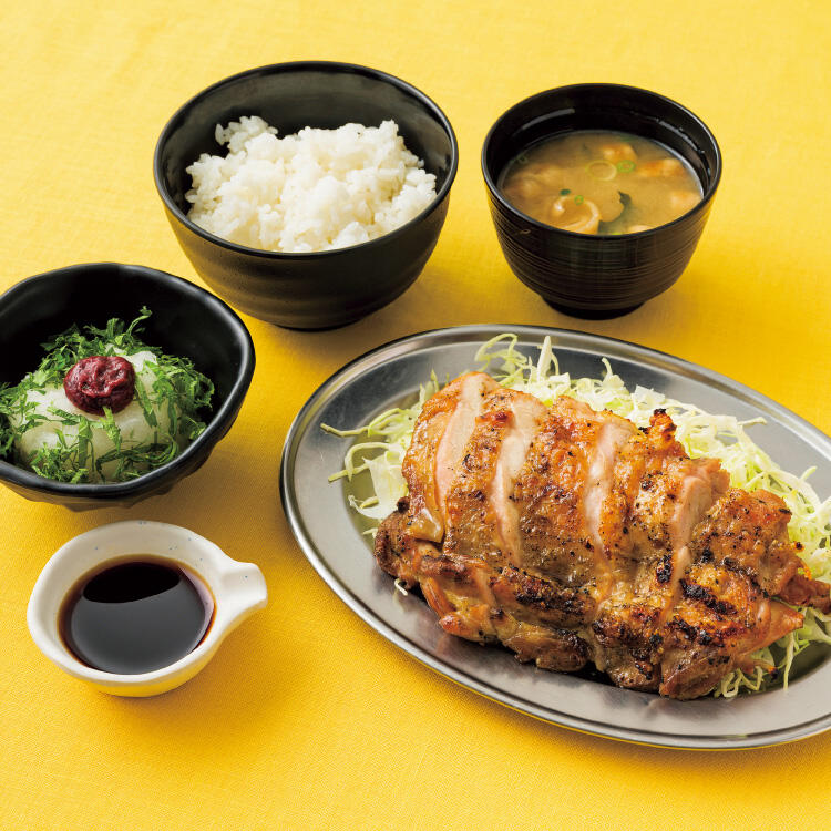 梅しそおろしの山賊焼