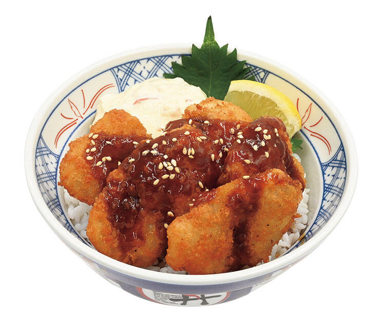 赤魚フライと特製貝入りタルタル丼