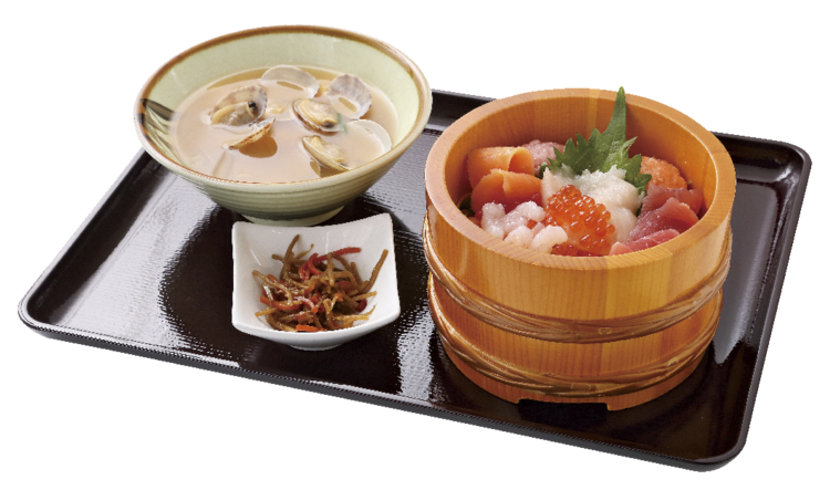 かぐやおひつ盛り あさり汁セット