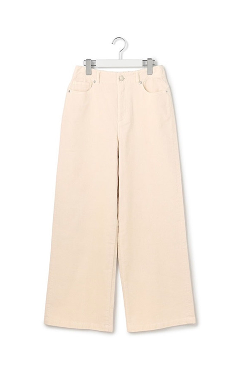 【23区】コットン コーデュロイ ワイドパンツ