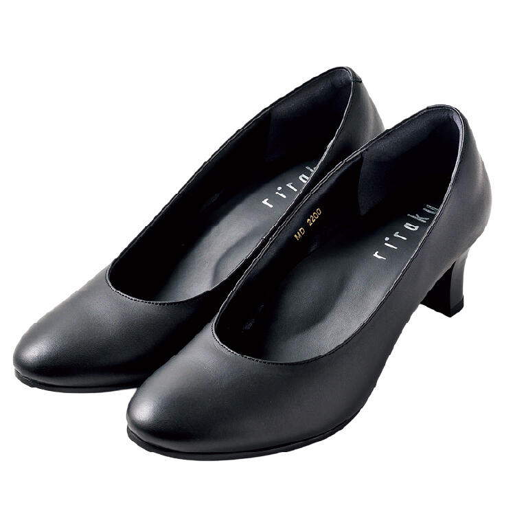 【BwithBアウトレット】プレーンパンプス