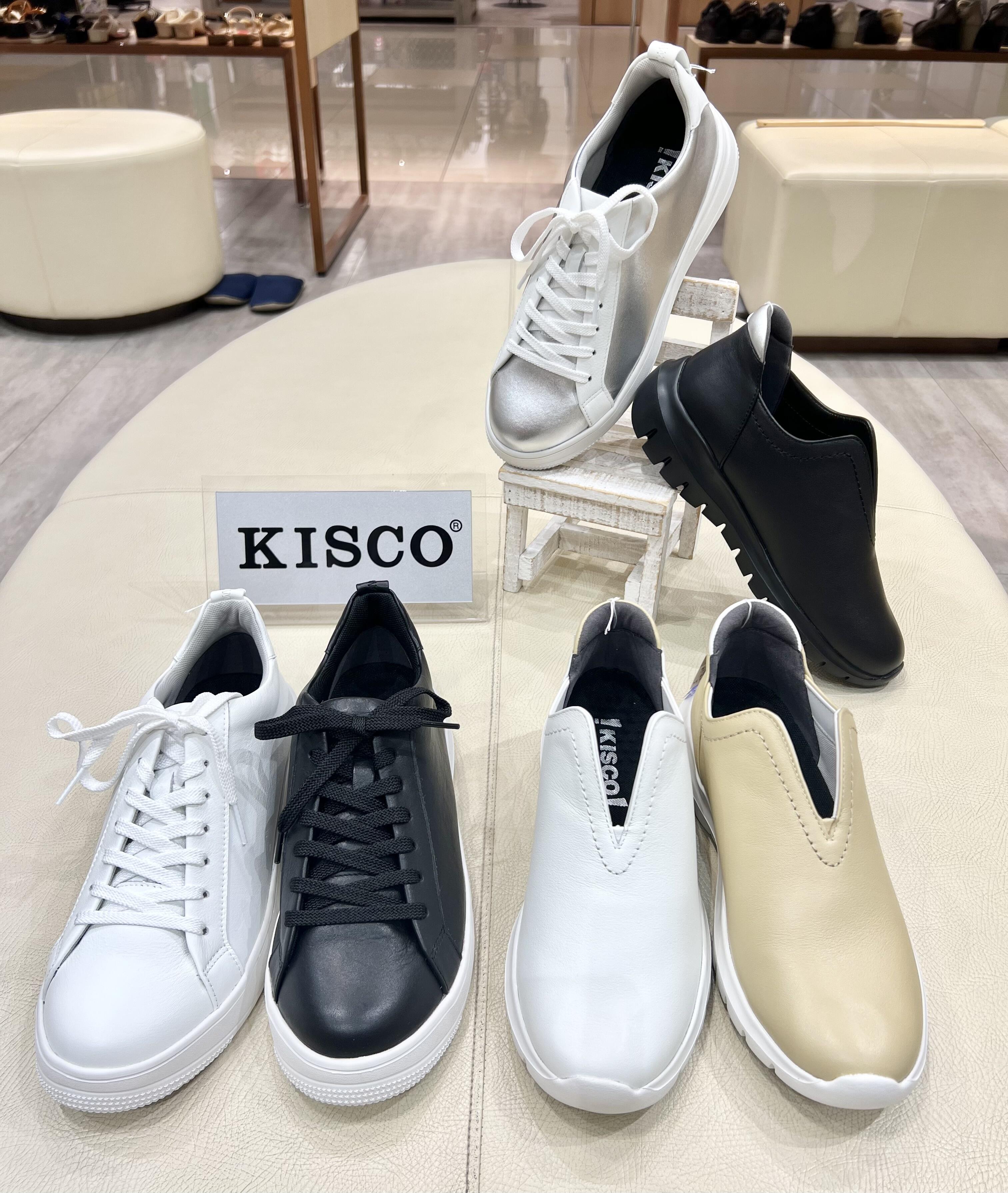 【BwithBアウトレット】KISCO軽量3Eスニーカー
