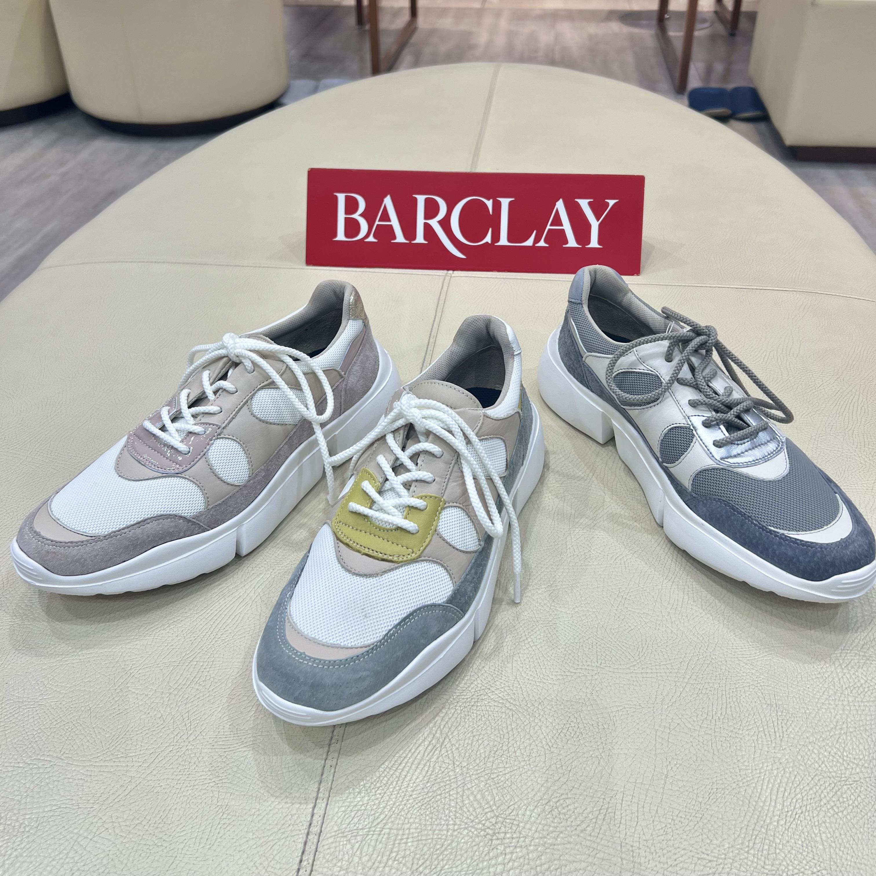 【BwithBアウトレット】BARCLAY ボリュームソールスニーカー