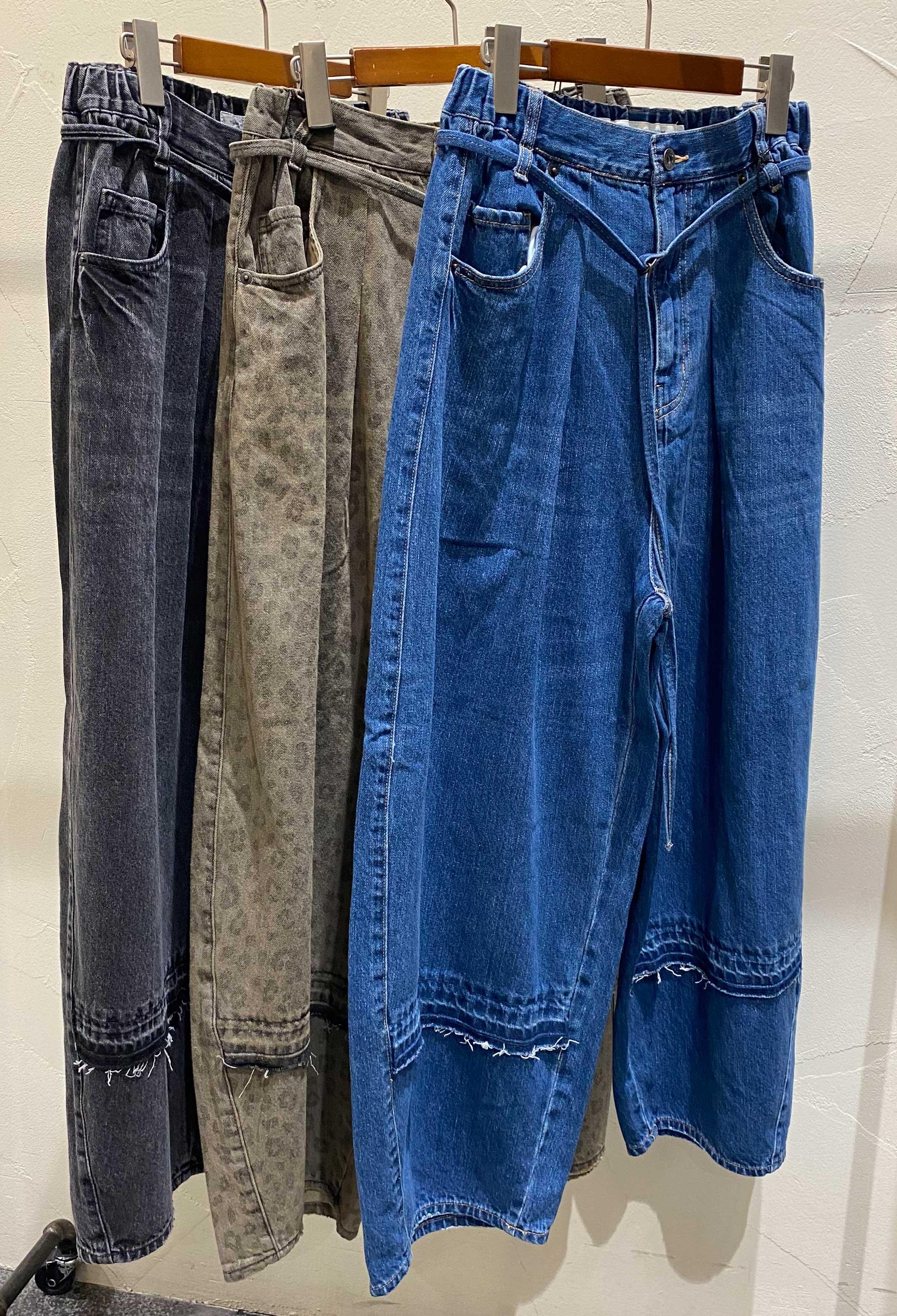 【ニコアンド】REMAKE BARREL DENIM