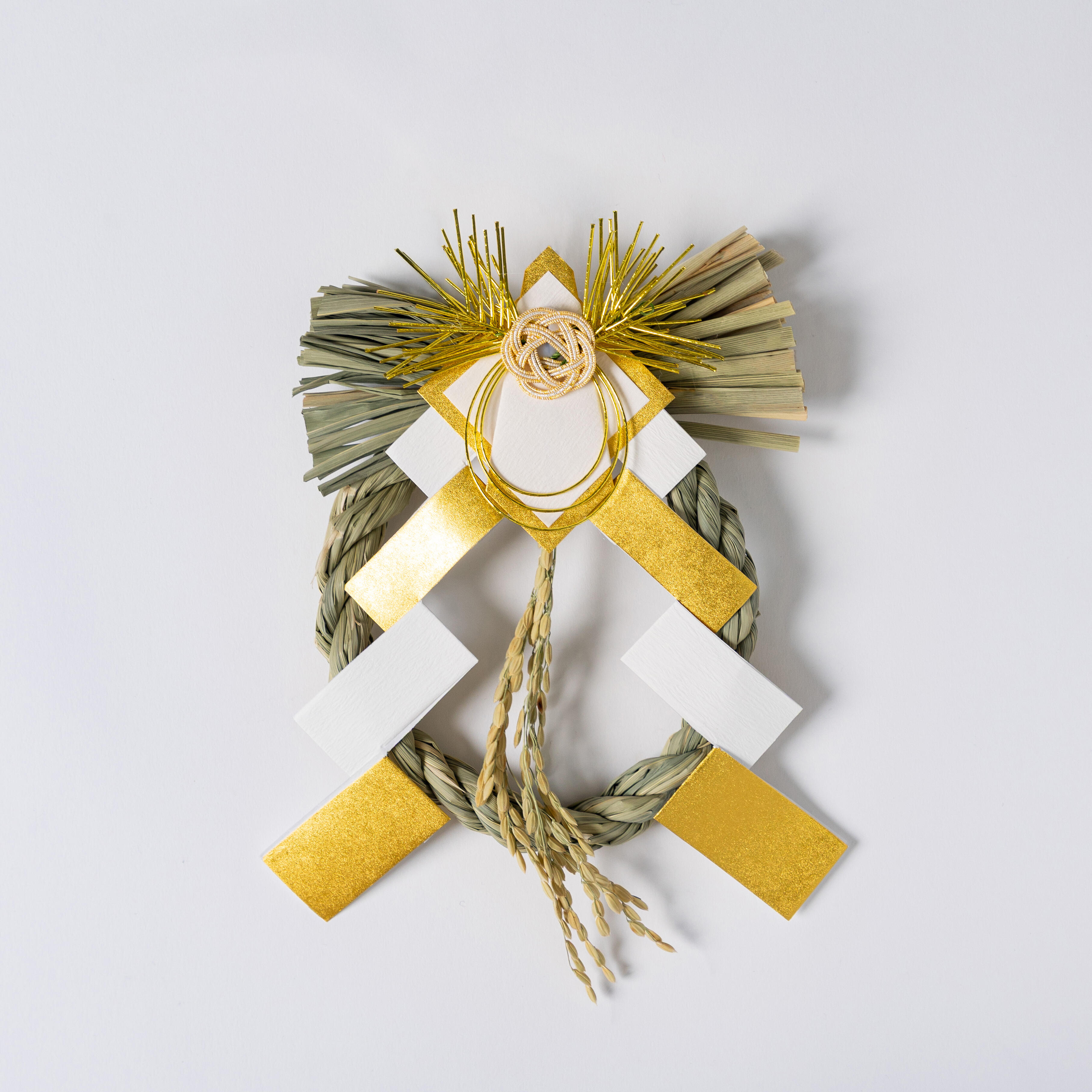 【 プラグス マーケット プロデュースド バイ ハンズ】本わら白金稲穂飾り