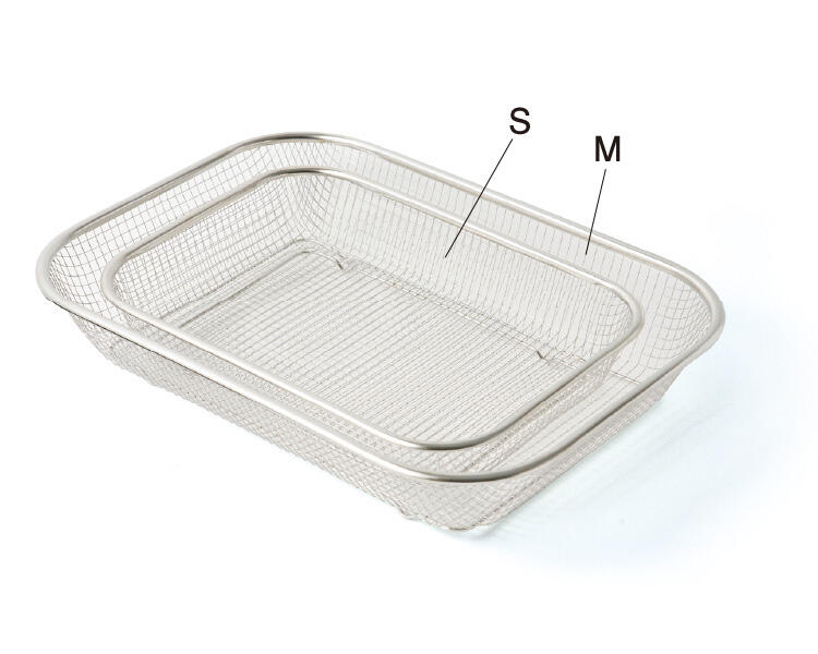 【salut!】脚付き角型ザル