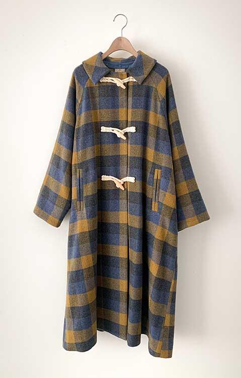 【SM2 keittio】【タスマニアウール】2WAY 襟ロングコート