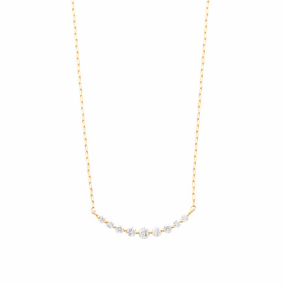 【VERITE】18金イエローゴールドダイヤモンドネックレス