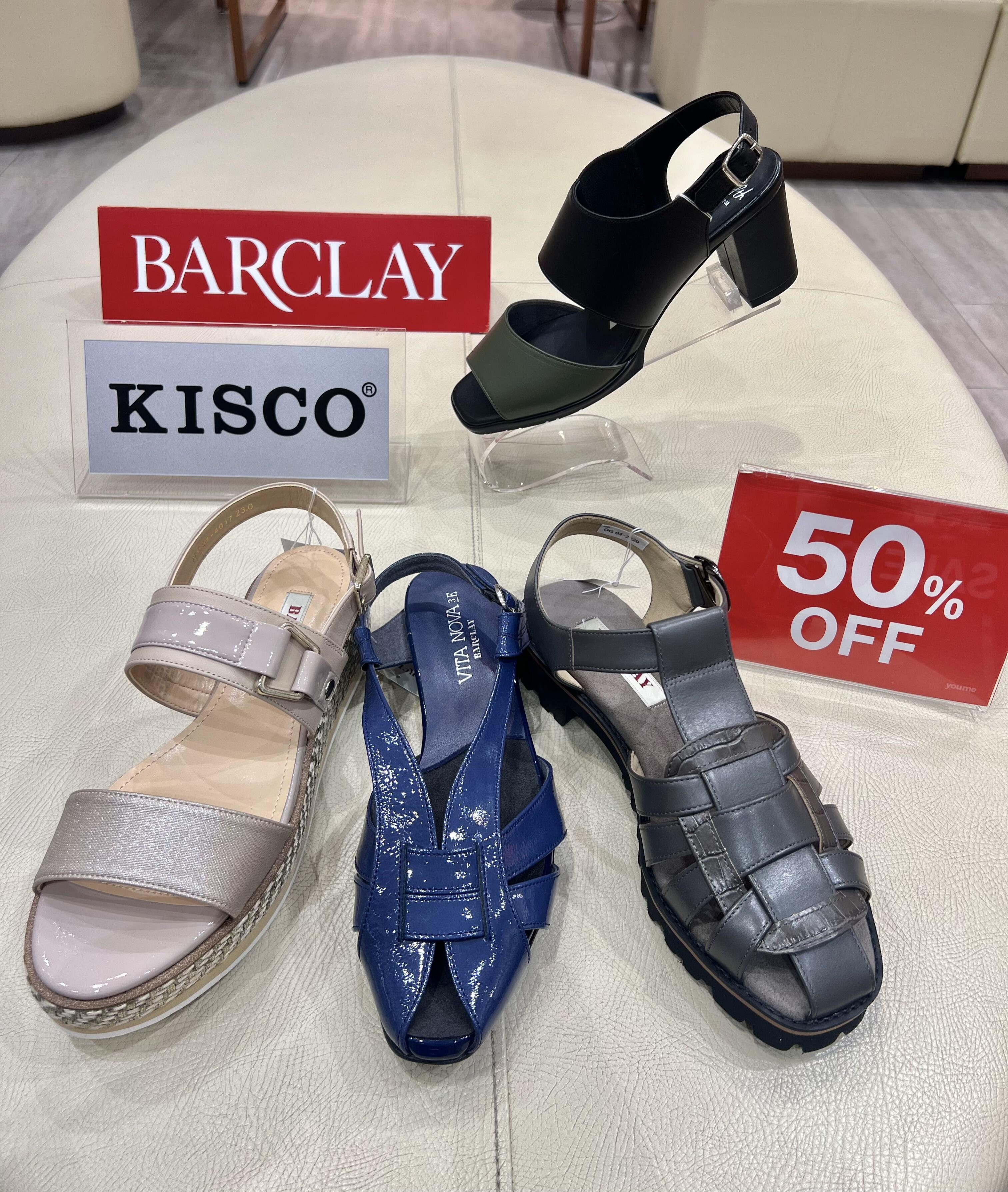 サンダル50%OFF！！期間限定 最終SALE